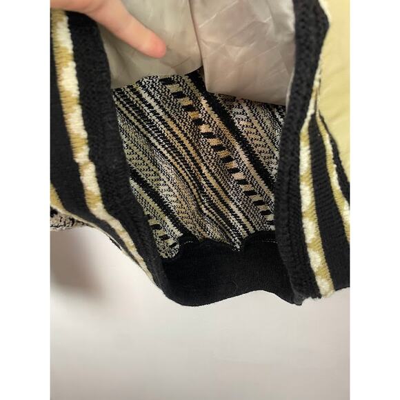 Vintage Coogi Style Sweater Size Large 90's 3D Textured Leather Knit Pullover - Picture 7 of 15